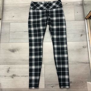 Lululemon wunder under plaid leggings